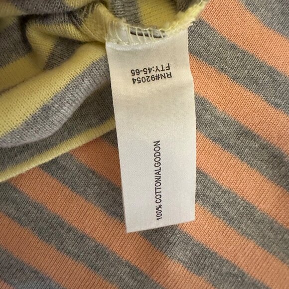 2 Vintage Y2K Carolyn Taylor Striped Lace-Accent Tank Tops Camisole Undershirt L - Picture 8 of 8